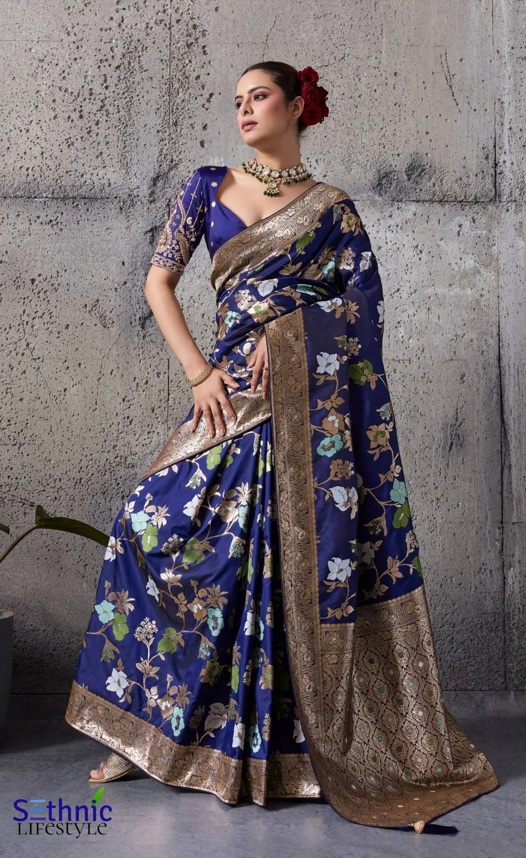 Launching Sethnic Lifestyle Nakshi Banarasi Silk Zari Work Wedding Saree 2026