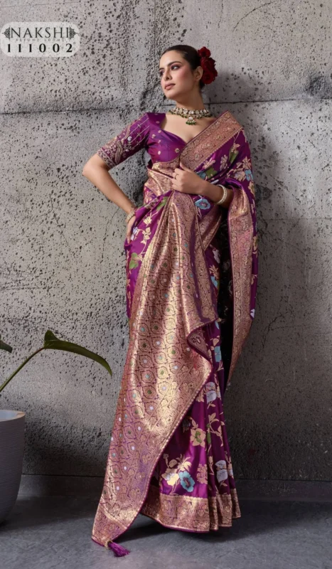 Launching Sethnic Lifestyle Nakshi Banarasi Silk Zari Work Wedding Saree 2026