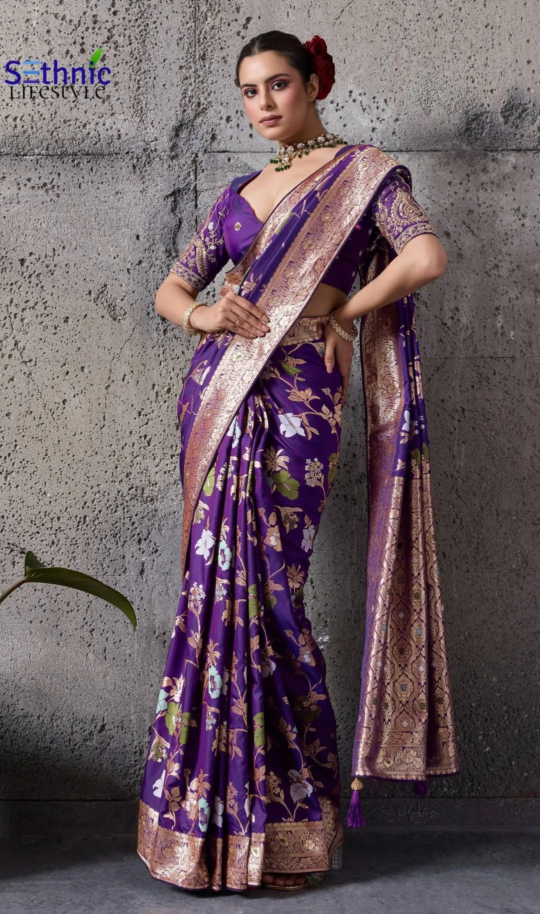 Launching Sethnic Lifestyle Nakshi Banarasi Silk Zari Work Wedding Saree 2026