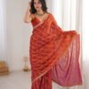Kc 945 Fandy Satin Seuqence Embroidered Saree Collection Wholesale