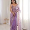 Kc 945 Fandy Satin Seuqence Embroidered Saree Collection Wholesale