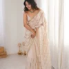 Kc 945 Fandy Satin Seuqence Embroidered Saree Collection Wholesale