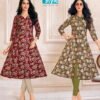 Mcm Daisy Vol 4 Cotton Printed A Line Kurti Collection Wholesale