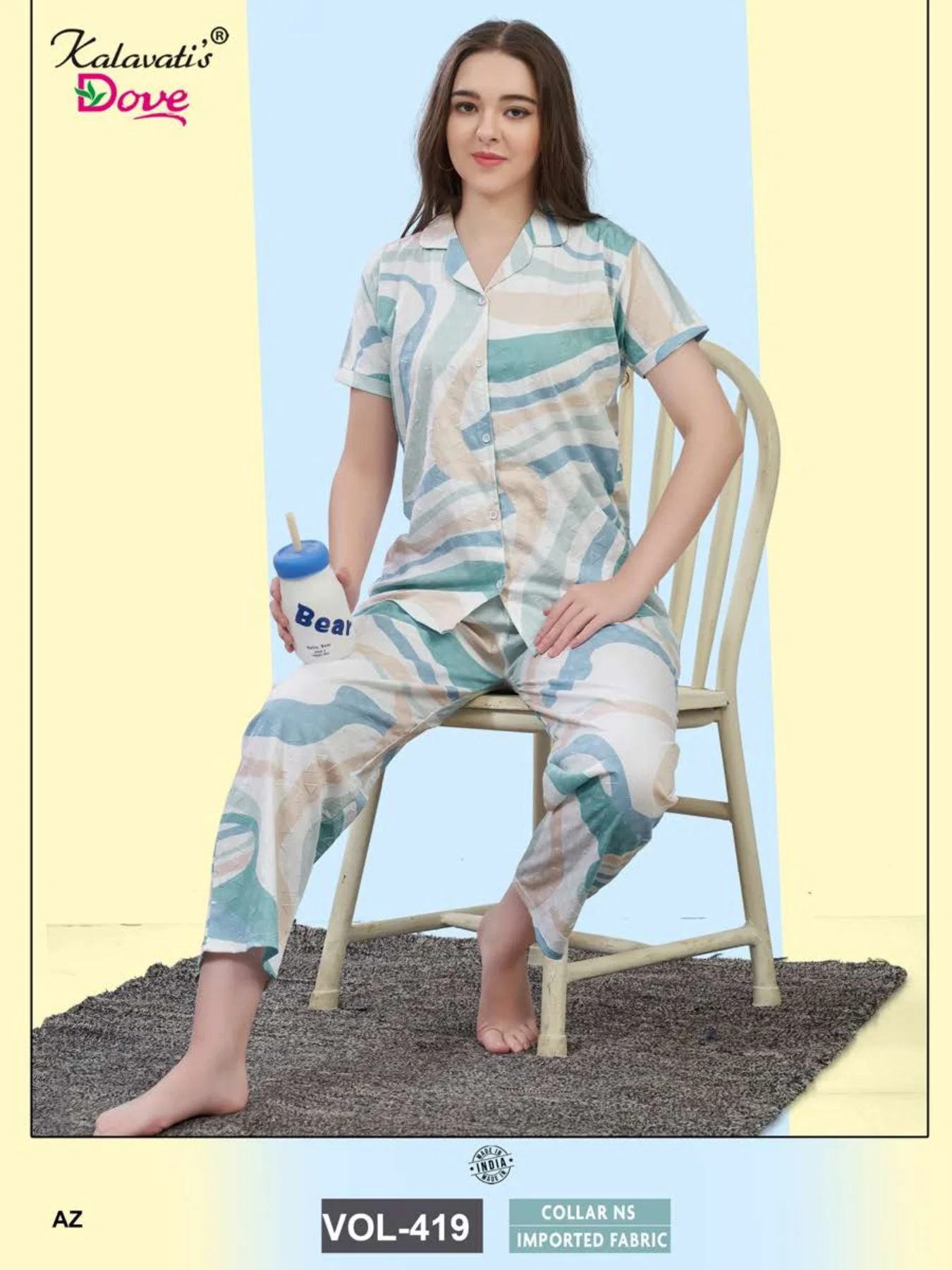 Kalavatis Vol 419 Imported Daily Wear Night Suit Collection Wholesale