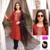 Latest Kalki Vol 1 Vertican Sequence Worked Kurti With Bottom Dupatta Wholesale 2026