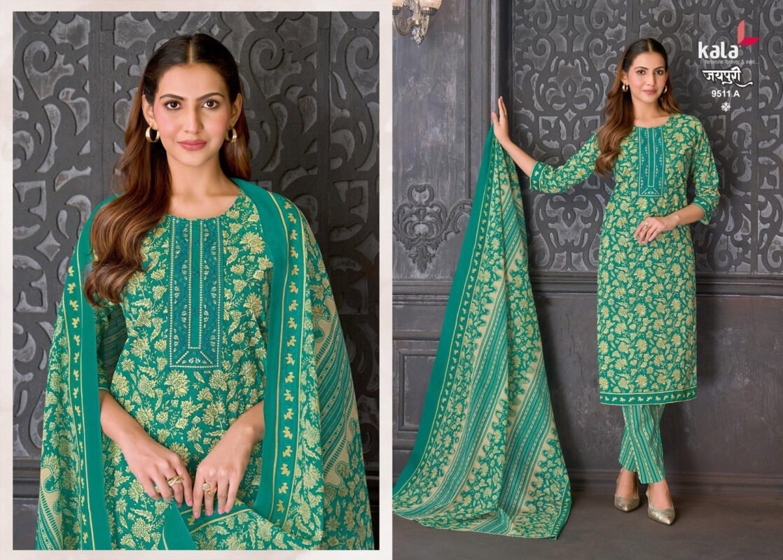 Launching Kala Jaipuri Vol 10 Cotton Printed Kurti Pant With Dupatta Wholesale 2026
