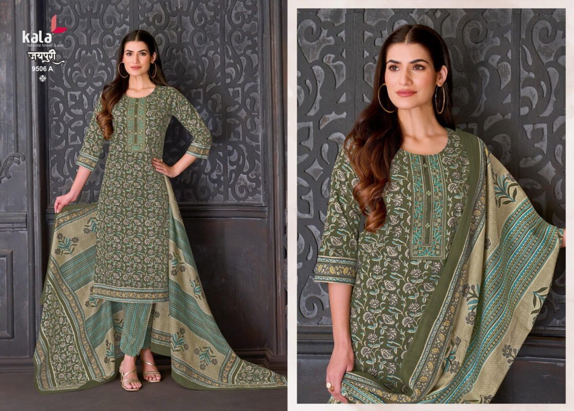 Launching Kala Jaipuri Vol 10 Cotton Printed Kurti Pant With Dupatta Wholesale 2026