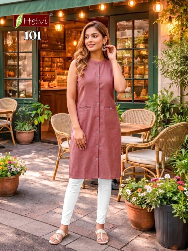 Latest Hetvi Coconut Silk Dobby Fancy Kurtis Collection Wholesale 2026