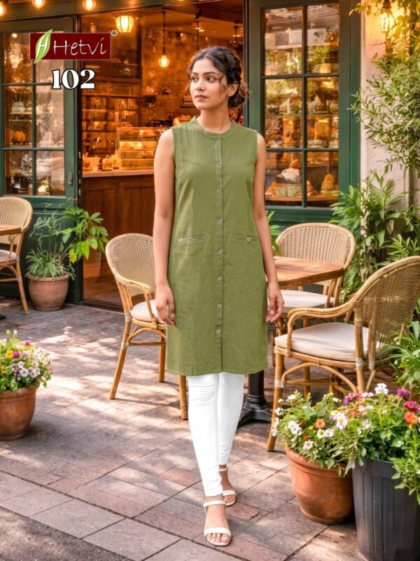 Latest Hetvi Coconut Silk Dobby Fancy Kurtis Collection Wholesale 2026
