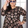 Moksh Plus Size Color D No 8657 Rayon Long Kurti Collection Wholesale
