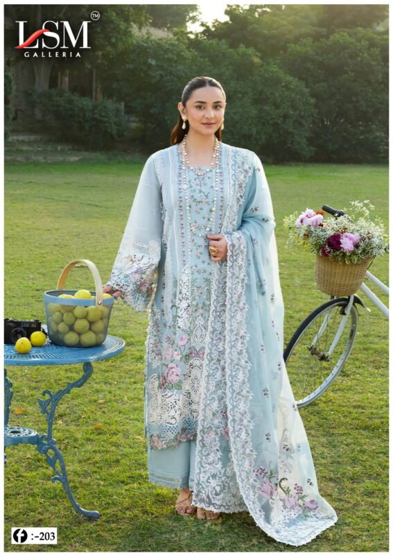 Latest Lsm Firdous Queen Vol 20 Lawn Cotton Karachi Dress Material Wholesale 2026