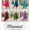 Beautiful Mannat D No 1001 To 06 Vertican Handworked Kurti Set Collection Wholesale 2026