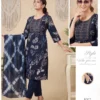 Launching Reeva Vol 1 Vertican Foil Printed Kurti With Bottom Dupatta Wholesale 2026