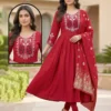 Roshni D No 1001 To 08 Vertican Computer Worked Kurti Set Wholesale