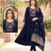 Latest Roshni D No 1001 To 08 Vertican Computer Worked Kurti Set Wholesale 2026