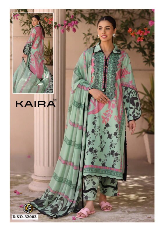 Stylish Keval Kaira Vol 32 Lawn Cotton Karachi Dress Material Collection Wholesale 2026