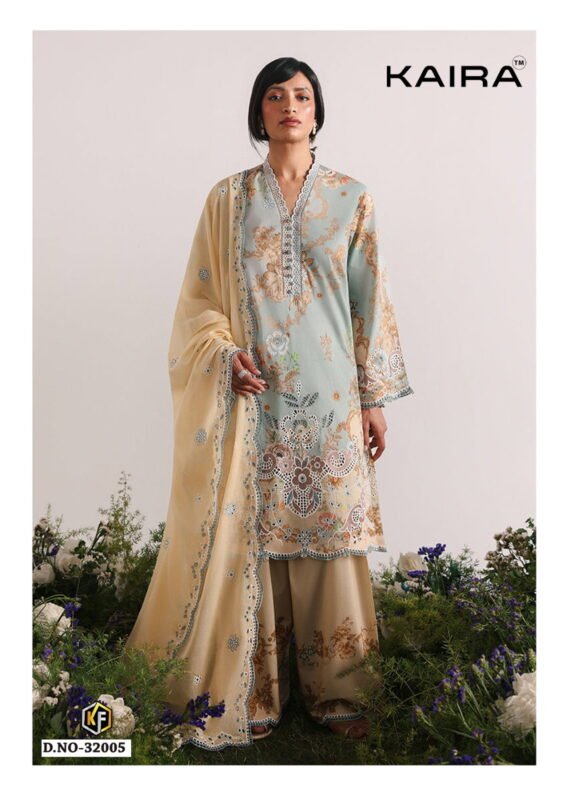 Stylish Keval Kaira Vol 32 Lawn Cotton Karachi Dress Material Collection Wholesale 2026