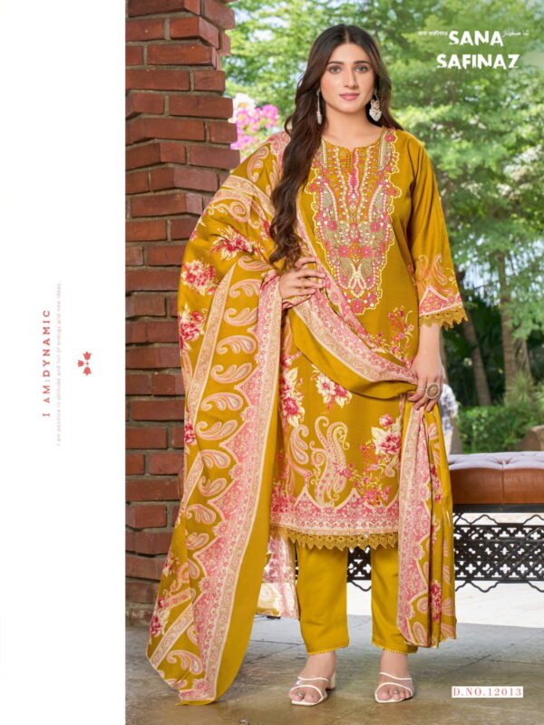 Latest Ganesha Sana Safinaz Vol 12 Indo Cotton Karachi Dress Material Wholesale 2026