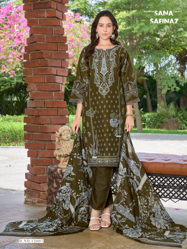 Latest Ganesha Sana Safinaz Vol 12 Indo Cotton Karachi Dress Material Wholesale 2026