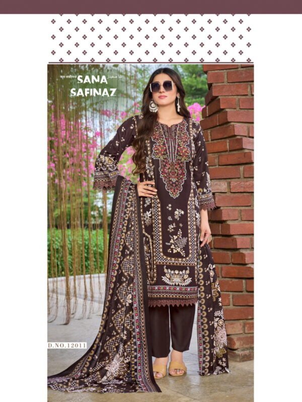 Latest Ganesha Sana Safinaz Vol 12 Indo Cotton Karachi Dress Material Wholesale 2026
