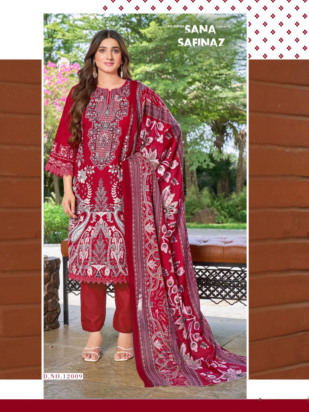 Latest Ganesha Sana Safinaz Vol 12 Indo Cotton Karachi Dress Material Wholesale 2026