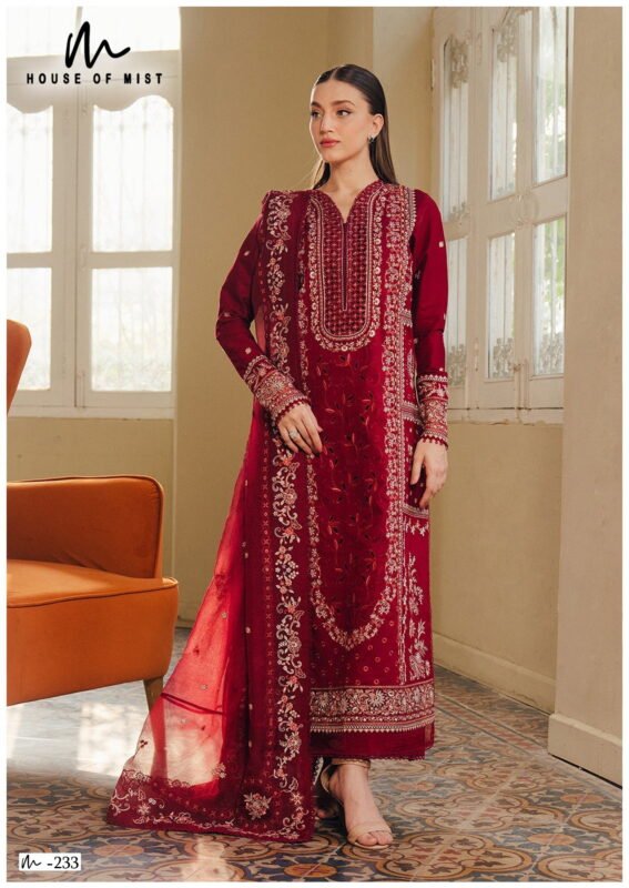 Beautiful House Of Mist Ghazal Vol 24 Cotton Printed Karachi Dress Material Wholesale 2026