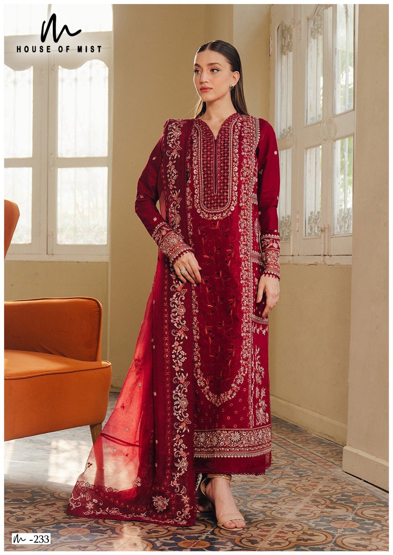 Beautiful House Of Mist Ghazal Vol 24 Cotton Printed Karachi Dress Material Wholesale 2026