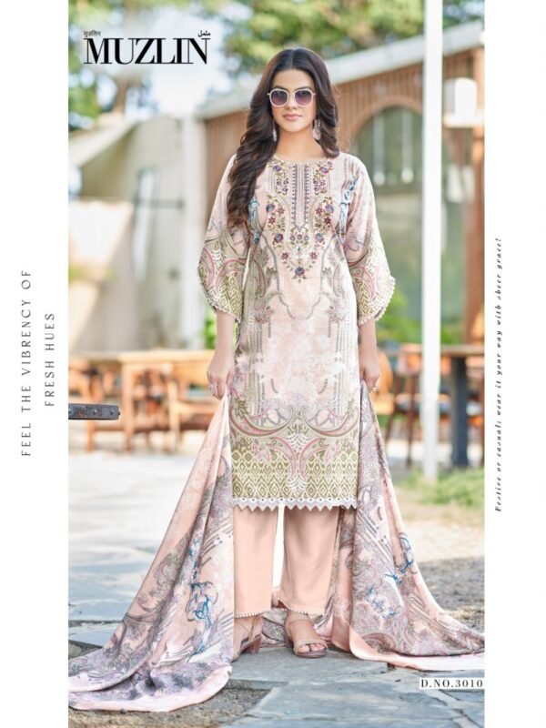 Buy Mizaj Muzlin Vol 3 Readymade Cotton Karachi Kurti Pant With Dupatta Wholesale 2026