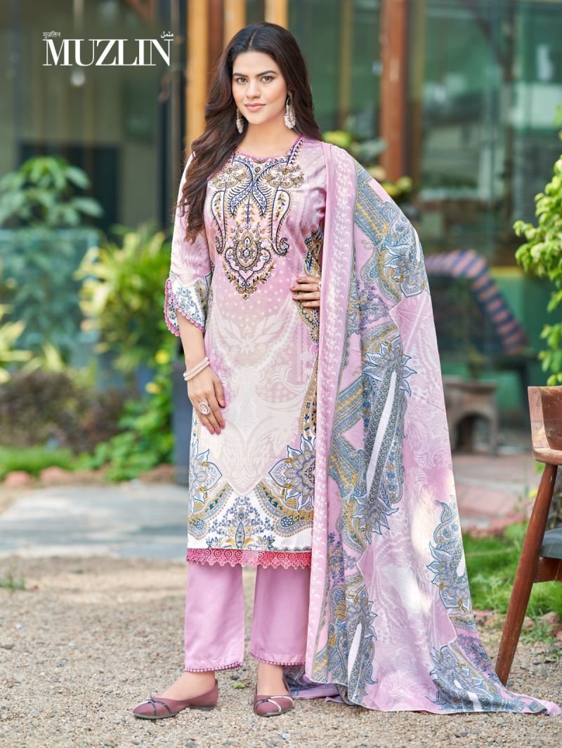 Buy Mizaj Muzlin Vol 3 Readymade Cotton Karachi Kurti Pant With Dupatta Wholesale 2026