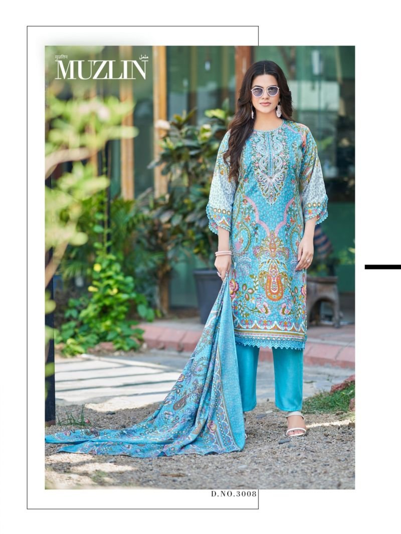 Buy Mizaj Muzlin Vol 3 Readymade Cotton Karachi Kurti Pant With Dupatta Wholesale 2026