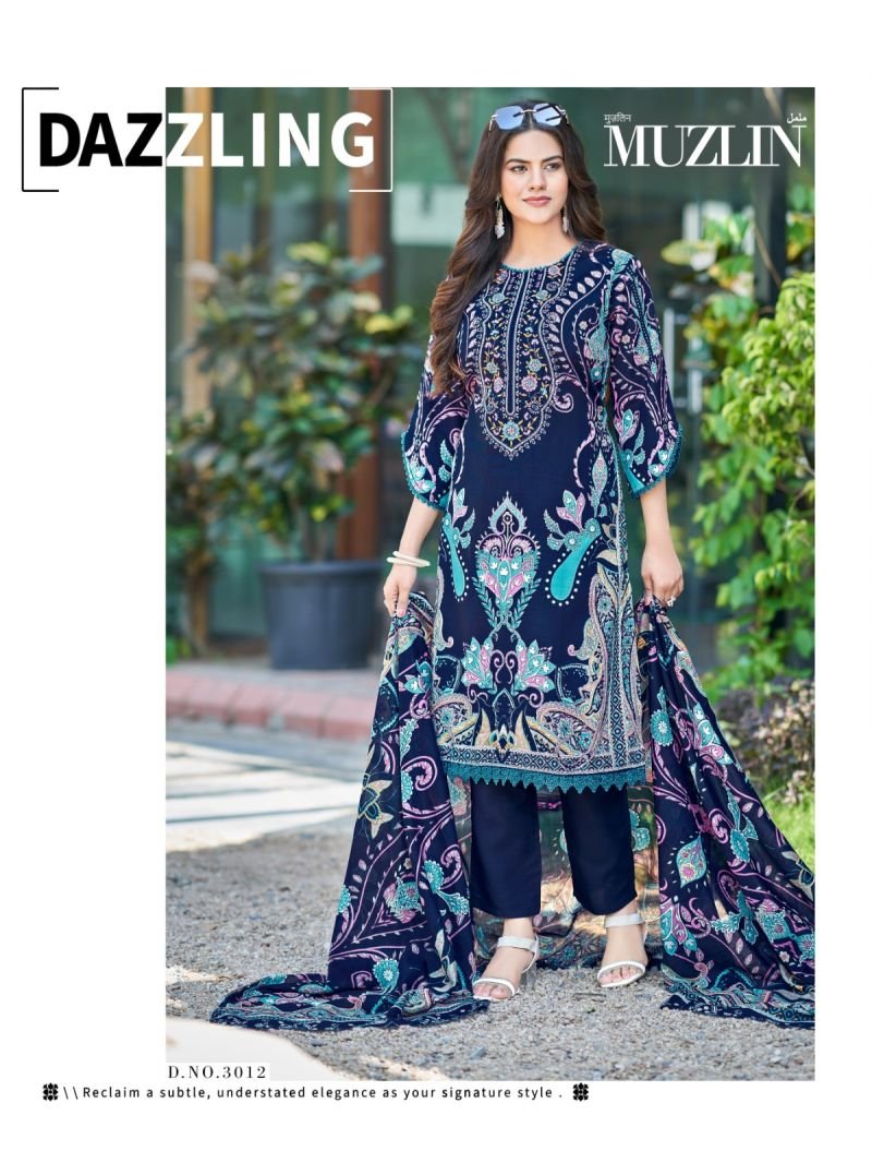 Buy Mizaj Muzlin Vol 3 Readymade Cotton Karachi Kurti Pant With Dupatta Wholesale 2026
