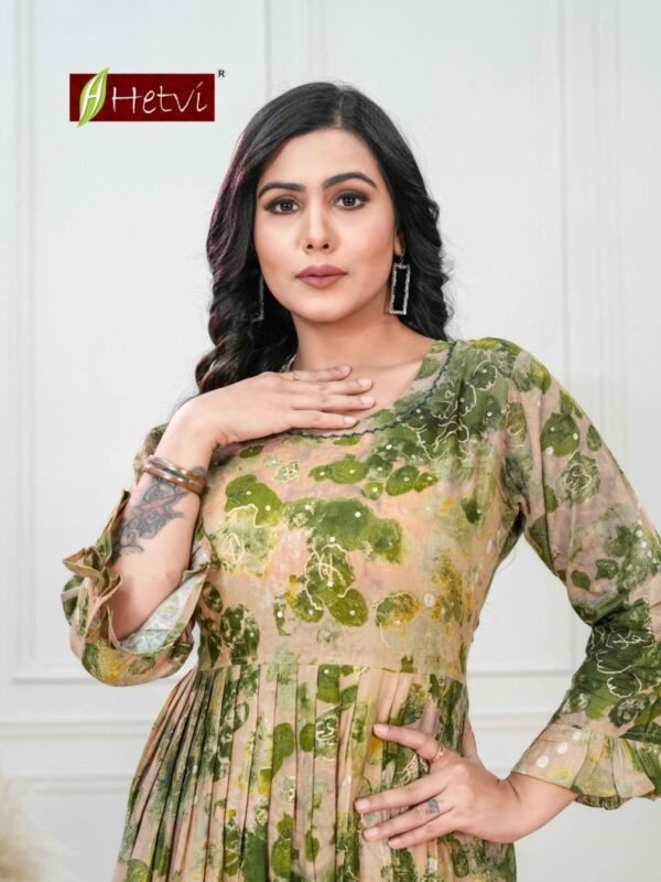 Beautiful Hetvi Jigisha Pure Muslin Umbrella Kurti Collection Wholesale 2026