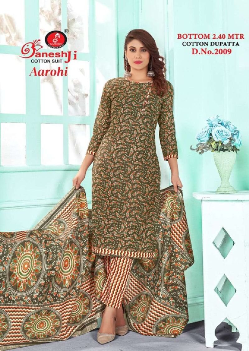 Beautiful Ganeshji Aarohi Vol 2 Indo Cotton Karachi Dress Material Wholesale 2026