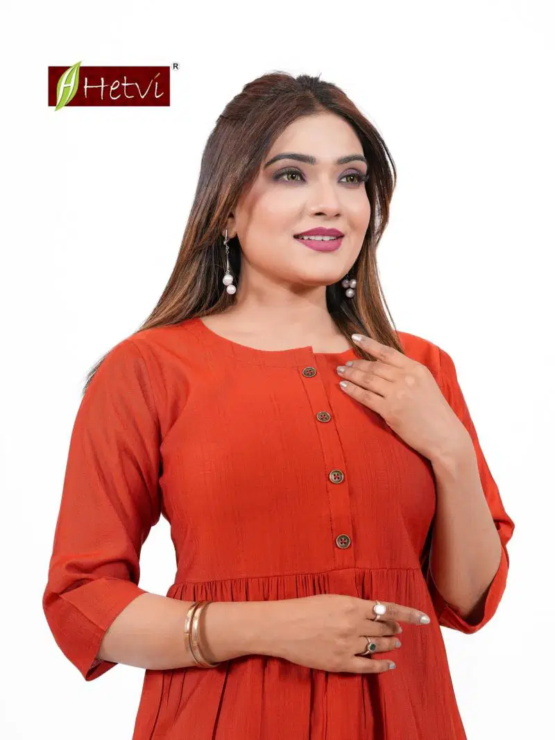 Hetvi Yukti Rayon Dobby Office Wear Short Top Collection Wholesale