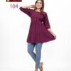 Buy Hetvi Yukti Rayon Dobby Office Wear Short Top Collection Wholesale 2026