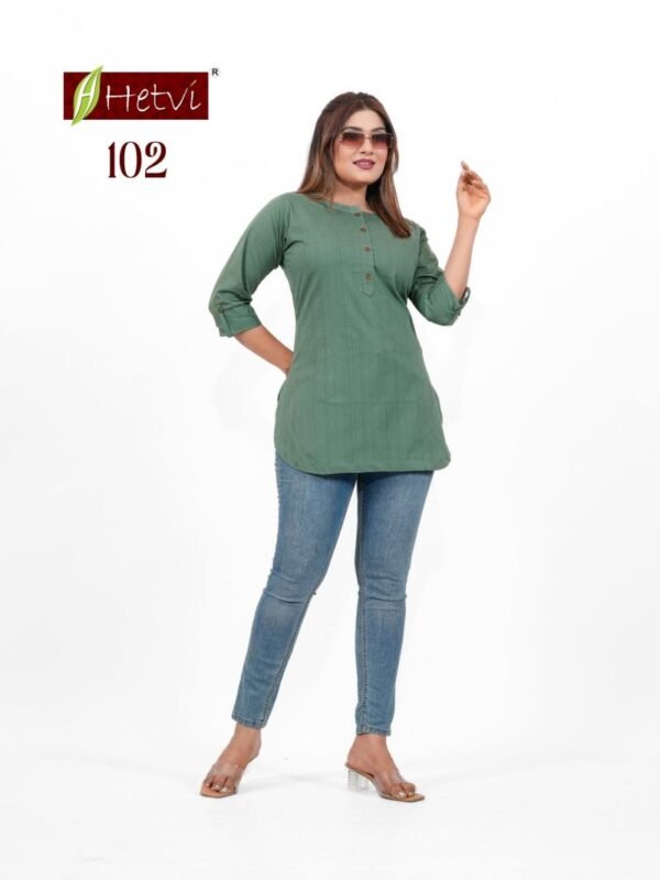 Beautiful Hetvi Rambha Cotton Printed Short Kurti Collection Wholesale 2026
