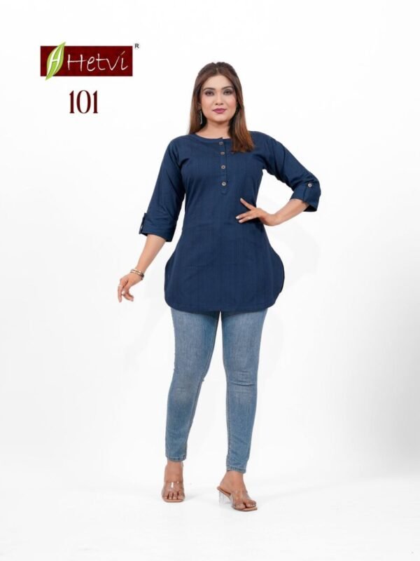 Beautiful Hetvi Rambha Cotton Printed Short Kurti Collection Wholesale 2026