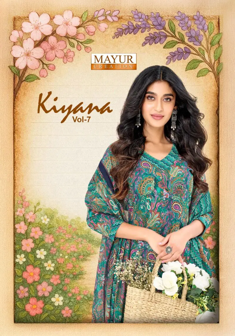 Mayur Kiyana Vol 7 Cotton Printed Dress Material Collection Wholesale