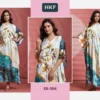 Latest Hkf Everbloom Kaftan Vol 13 Soft Satin Printed Party Wear Kaftan Wholesale 2026