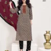 Buy Dl Kutchi Ajrakh Vol 2 Readymade Cotton Kurti Pant With Dupatta Wholesale 2026