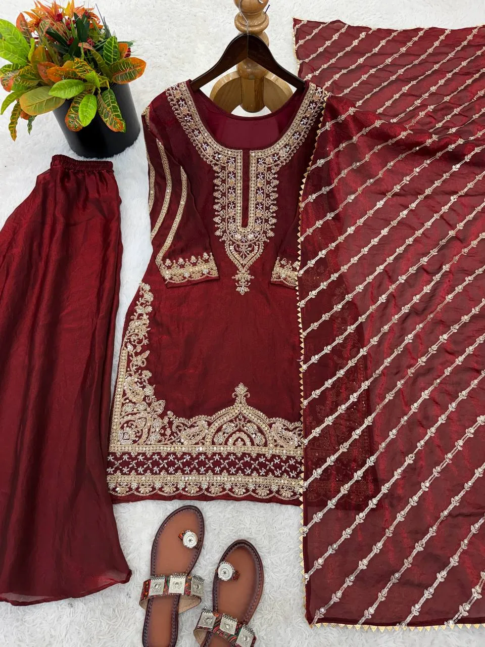 Launching Sabina 892 Fendy Silk Embroidery Festival Sharara Suit Collection 2026 2026