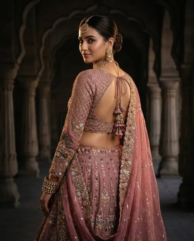 Launching SBD 1773 Gold Crush Embroidery Lehenga Choli Exporter Online 2026