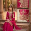 Latest Aashirwad Mumtaz Chinon Silk Wedding Pakistani Sharara Suit 2026