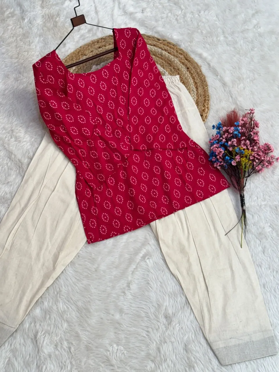 Launching Mohini 9341 Cotton Bandhej Printed Daliy Wear Kurti Pant 2026