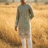 Launching Outluk Wedding 48 Silk Embroidery Worked Kurta And Pajama Collection Wholesale 2026
