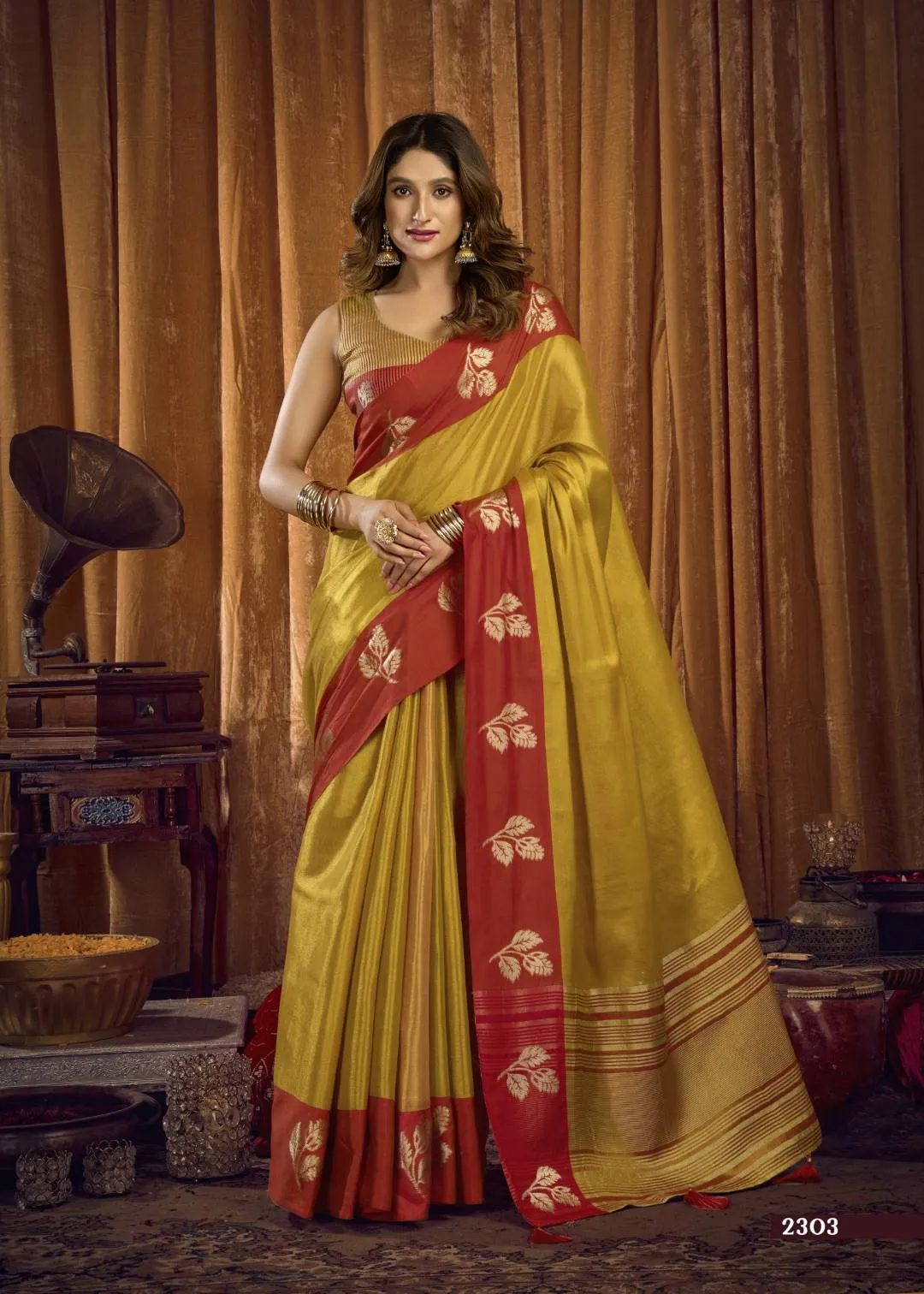 Buy Gobuni Sumathi Tissue Silk Party Wear Saree Exporter in India 2026