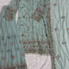 Launching DKT 5152 Georgette Embroidery Thread Wedding Pakistani Sharara Suit 2026