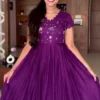 Buy ZT 203 Premium Kota Chex Silk Hand Work Frock Collection 2026