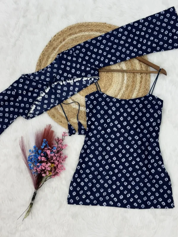 Beautiful Mohini 9342 Cotton Bandhej Printed Trending Short Kurti 2026