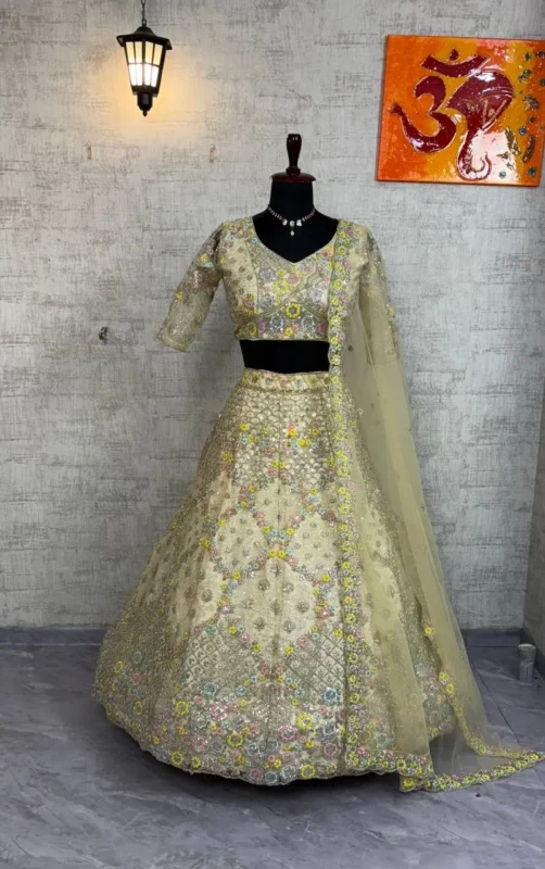 Buy SBD 1785 Net Embroidery Work Trending Party Wear Lehenga Choli 2026